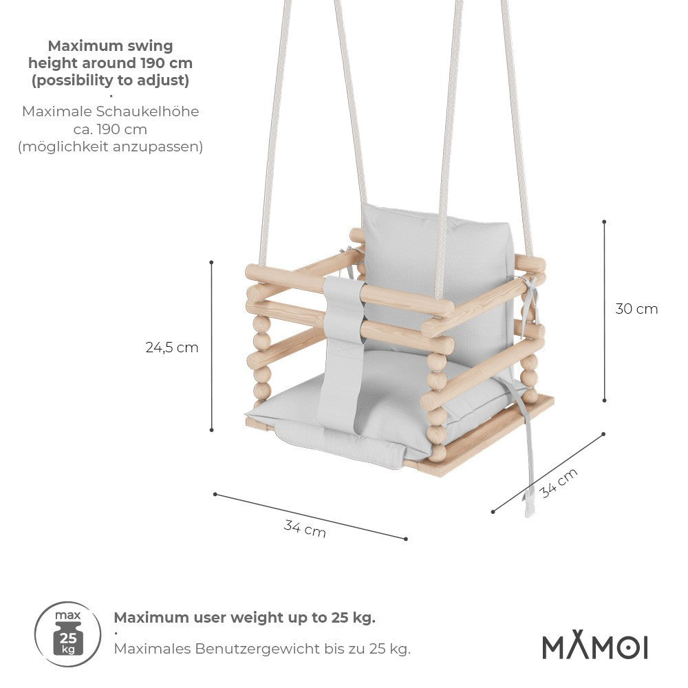 MAMOI® Baby swing - indoor schommel