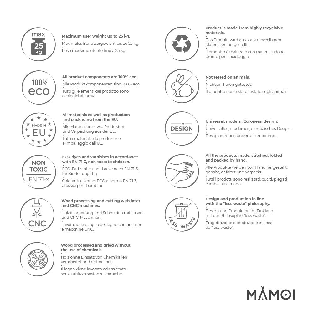 MAMOI® Baby swing - indoor schommel